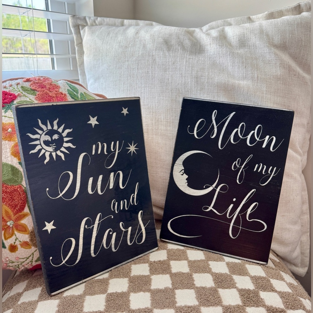 Sun, Stars and Moon Wall Art Set